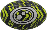 STREET RUGBY BALL - BLACK/YELLOW - SIZE 4 - Optimum